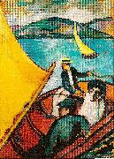 Segelboot auf dem Tegernsee August Macke